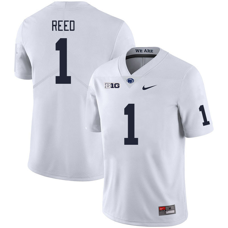 Men #1 Jaylen Reed Penn State Nittany Lions College Football Jerseys Stitched Sale-White